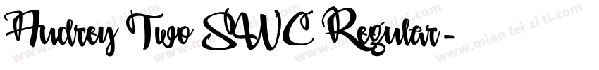 Audrey Two SWC Regular字体转换